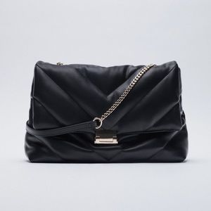 Zara Quilted Maxi Crossbody